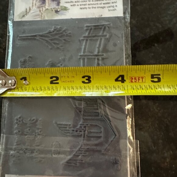 Art Impressions Bible Journaling 5169 He Leads Me Covered Bridge Stamp Set New - Picture 7 of 8